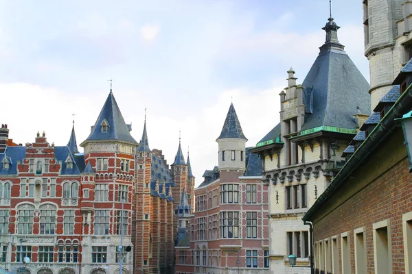 Architektura w Antwerpii, Belgia — Zdjęcie stockowe