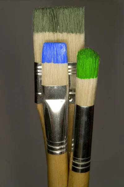 Colorful paint brush — Stock Photo, Image