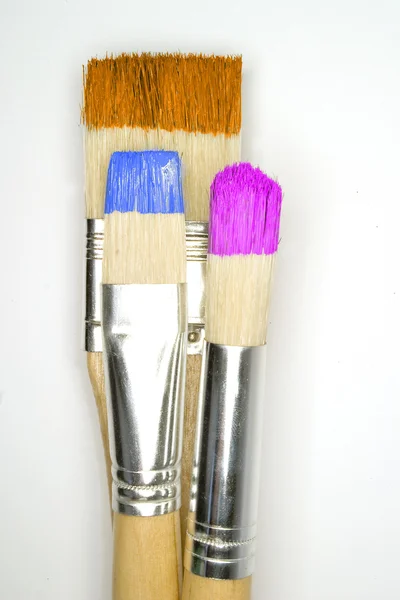 Colorful paint brush — Stock Photo, Image