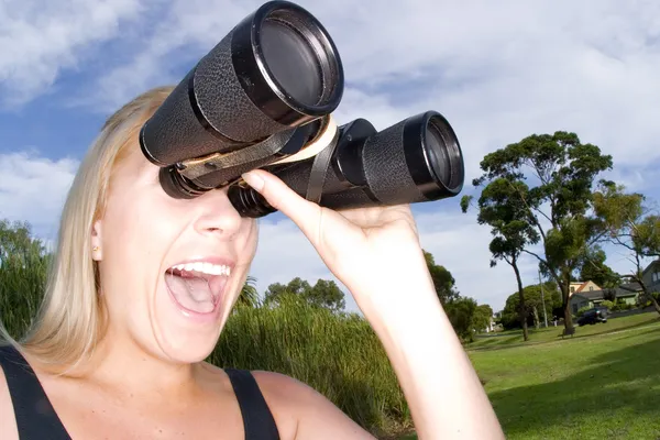 Vrouw zoeken — Stockfoto