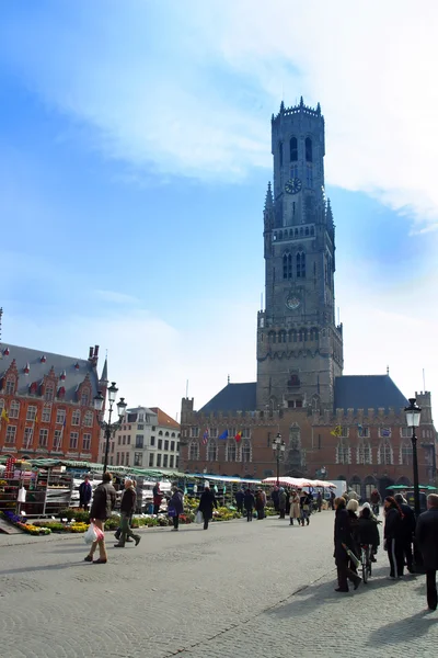 Strade di Bruges — Foto Stock