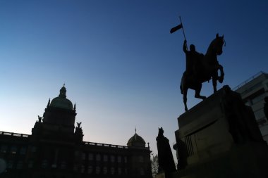 Wenceslas Meydanı anıt