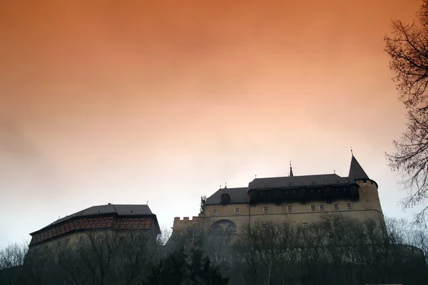 Karlštejnský hrad — Stock fotografie