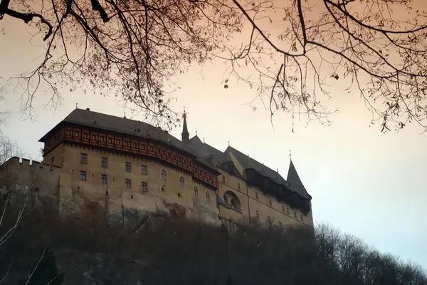 Karlštejnský hrad — Stock fotografie