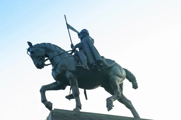 Monumento a la Plaza de Wenceslao — Foto de Stock