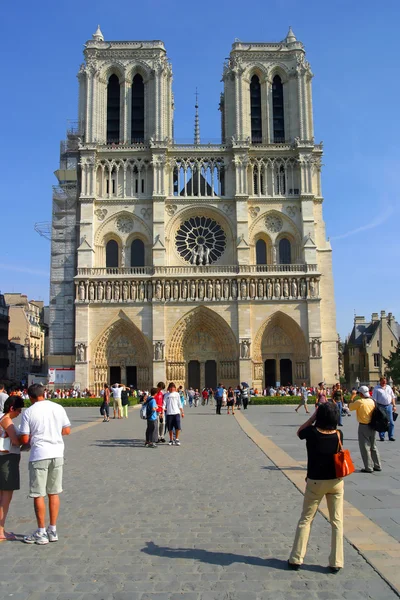Cathedrale De Notre Dame De Paris. — Fotografia de Stock