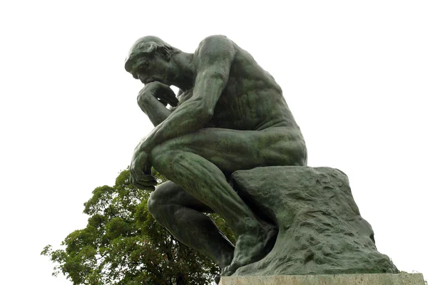 Статуя Родена "Мыслитель" — стоковое фото