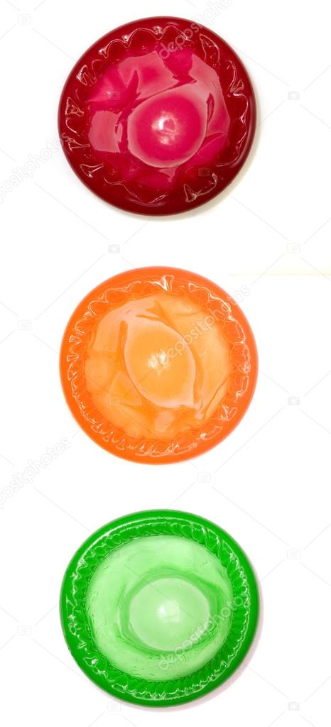 Colour condoms