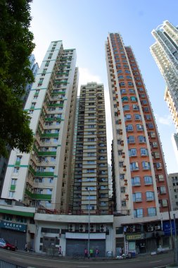 Hong Kong 'daki yüksek binalar..