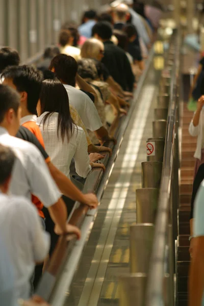 Escalator in Hong Kong. — Stock Photo, Image