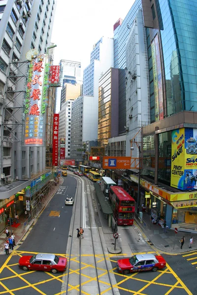 Hoge gebouwen in hong kong. Rechtenvrije Stockfoto's
