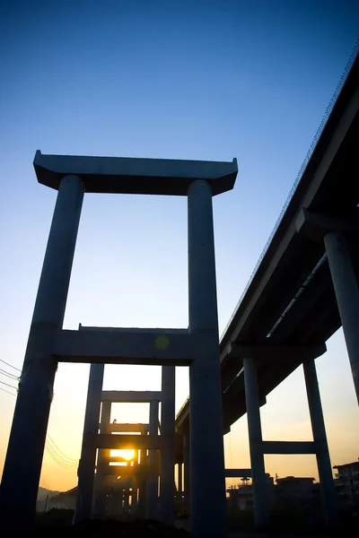 Highway construction site. — Stock Photo, Image