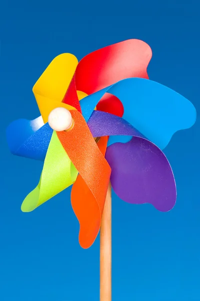 Красочная ветряная игрушка . — стоковое фото