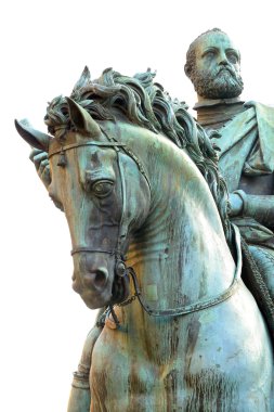 Statue of Cosimo I de' Medici clipart