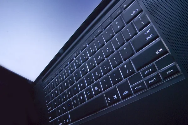 Keyboard komputer hitam — Stok Foto