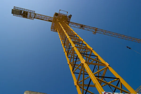 Top of tower crane — Stock Photo, Image