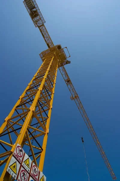 Top of tower crane — Stock Photo, Image