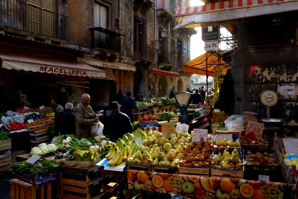 Sicilya'da market — Stok fotoğraf