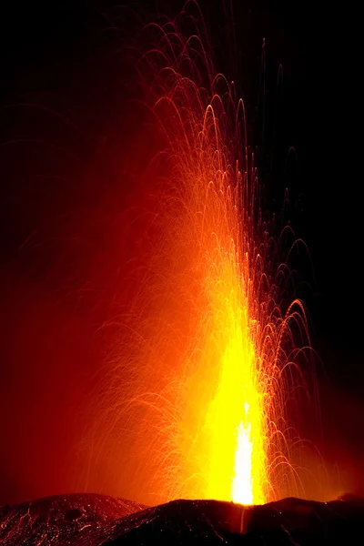 Erupción del volcán —  Fotos de Stock