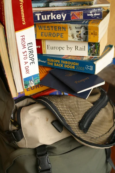 Libri di viaggio — Foto Stock