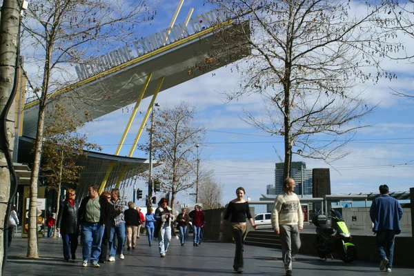 Federaation neliö melbourne — kuvapankkivalokuva