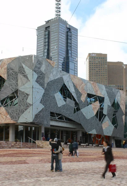 Federation Square Melbourne — Stock Photo, Image