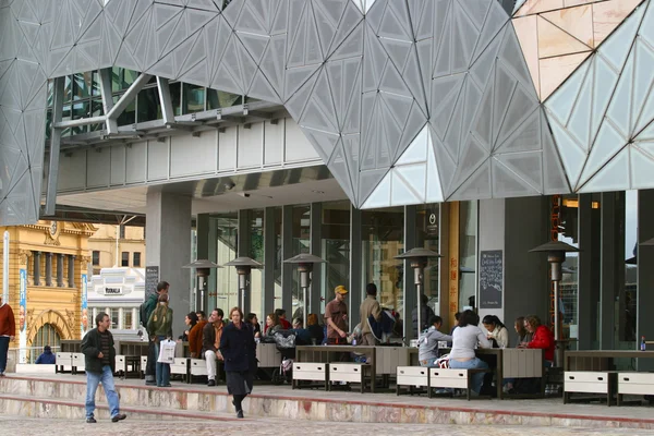 Federation Square Melbourne — Fotografie, imagine de stoc