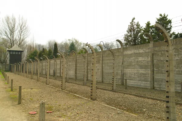 Koncentrační tábor Osvětim — Stock fotografie
