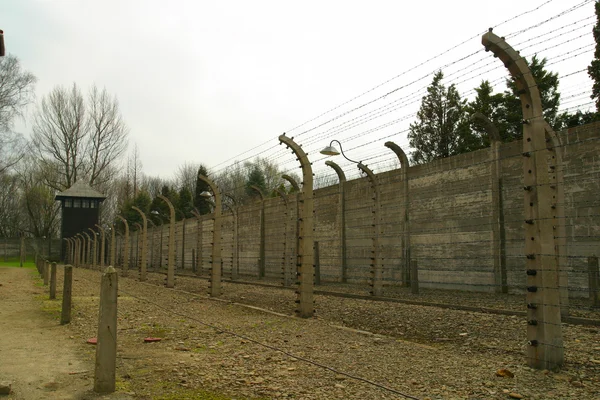 Il campo di concentramento di Auschwitz — Foto Stock