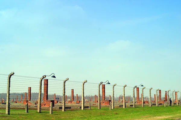 Campo di concentramento di Auschwitz — Foto Stock