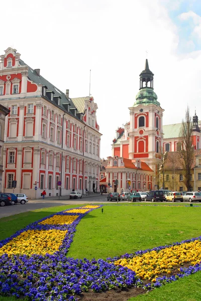 Franciszkański Kościół Poznań. — Zdjęcie stockowe