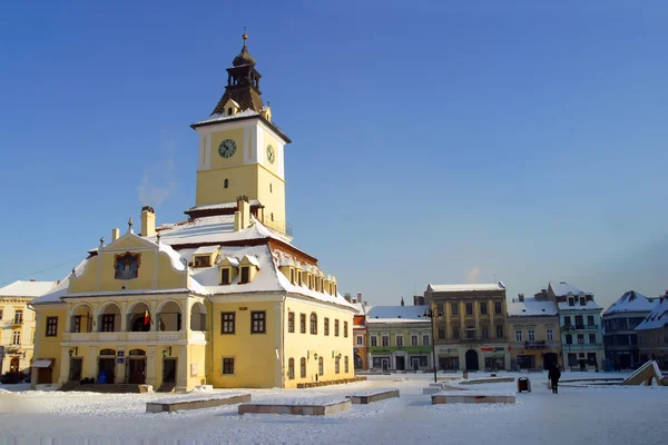 Stary Ratusz w Brasov — Zdjęcie stockowe