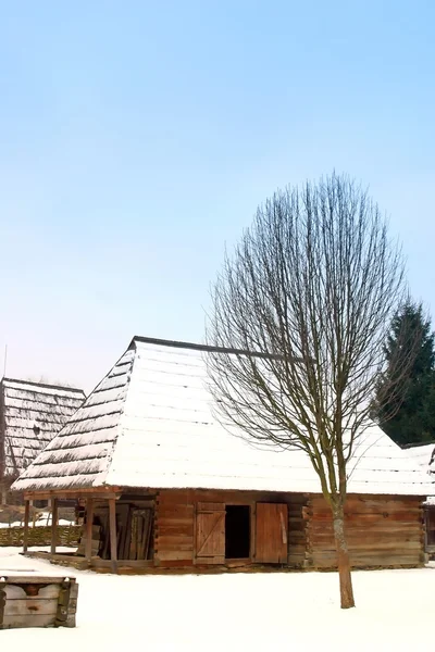 Traditionele, landelijke dorp — Stockfoto