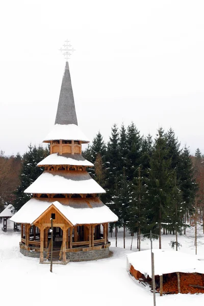 Houten kerk — Stockfoto