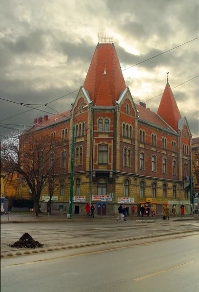 Piata victoriel voetgangers mall — Stockfoto