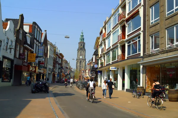 Buildings on Groningen — Stock Photo, Image