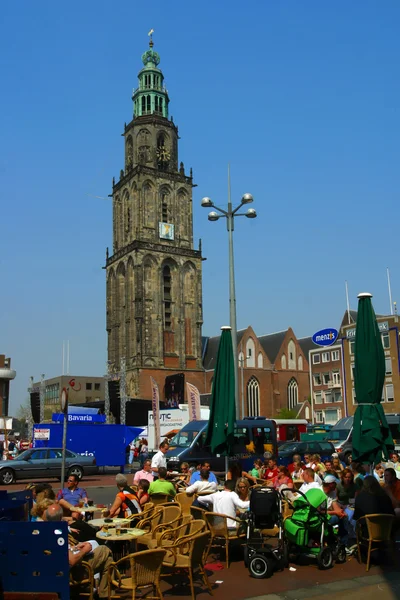 Prédios em Groningen — Fotografia de Stock