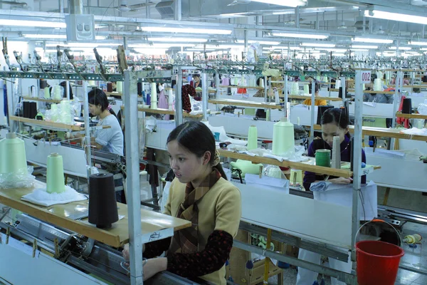 Kinesisk fabrik Stockbild