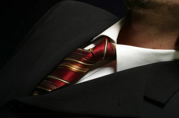 Elegant red tie — Stock Photo, Image