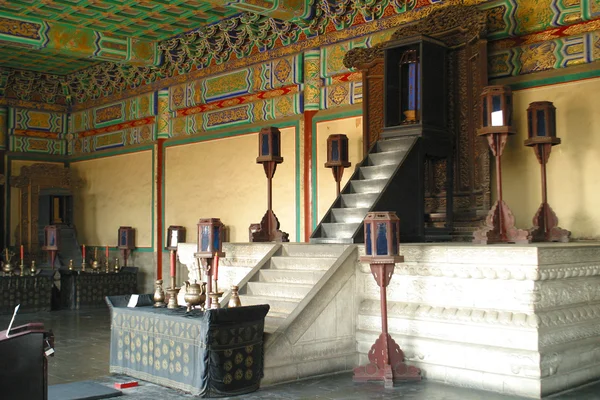 Interior do Templo da China — Fotografia de Stock