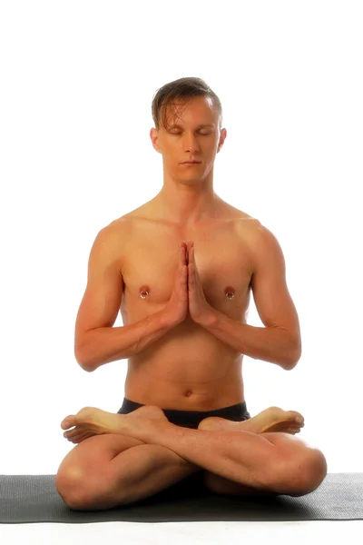 Hombre de yoga — Foto de Stock