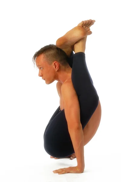 Yoga man — Stockfoto