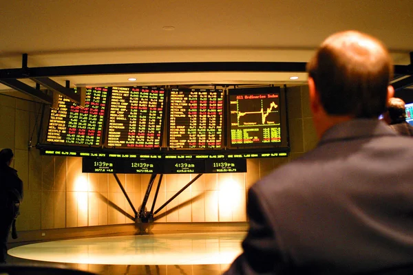 Börsenvorstand — Stockfoto