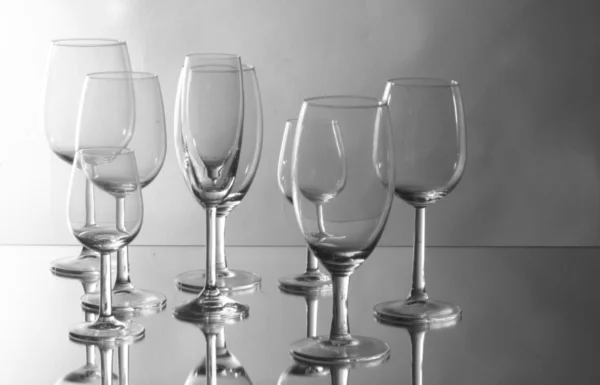 空のワイングラス — ストック写真