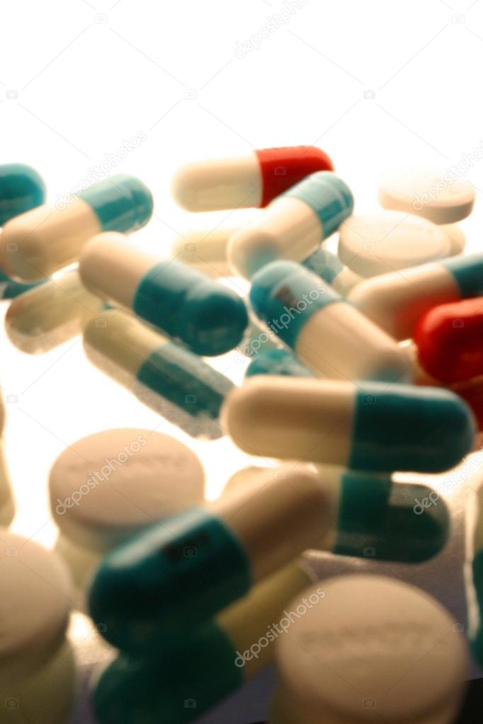 colorful selection of pharmaceutical drugs