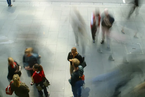 Crowd in a city — Stock Photo, Image