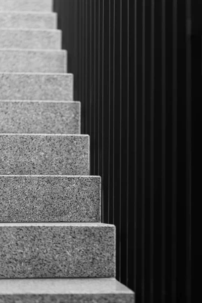 Деталь Лестницы Черно Белая — стоковое фото