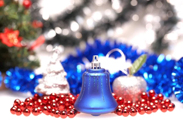 Cloche bleue pour Noël — Photo