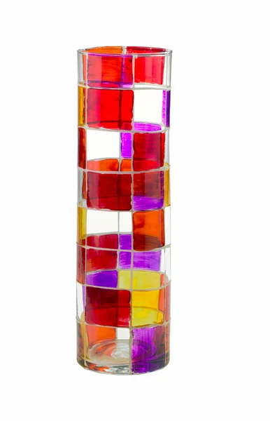 Jazzy gekleurd glas — Stockfoto