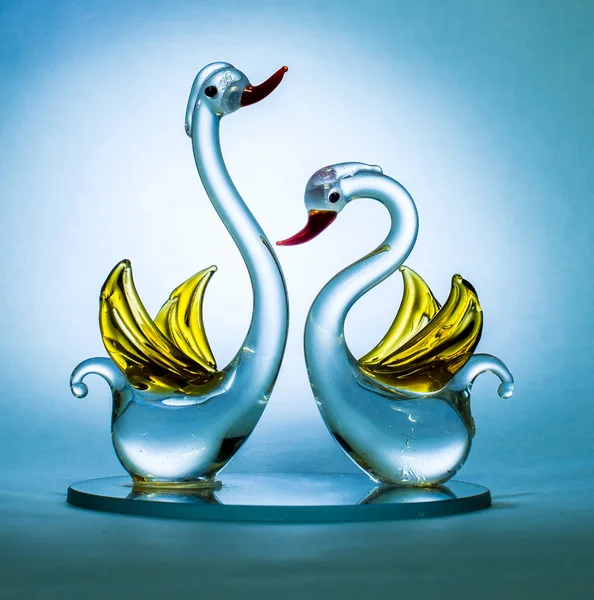 ördek yapılmış cam.